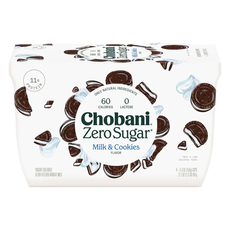 Milk & Cookies Zero Sugar Nonfat Greek Yogurt