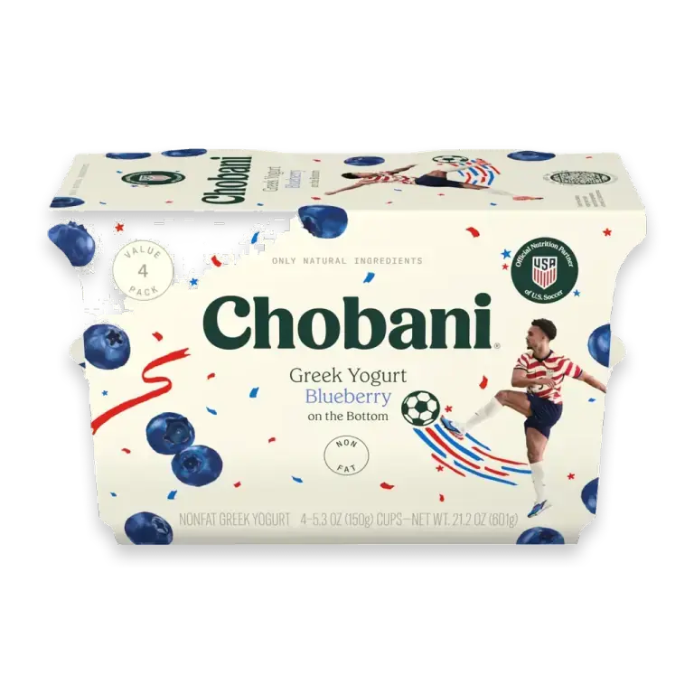 Non-Fat Blueberry on the Bottom Greek Yogurt 5.3oz 4ct
