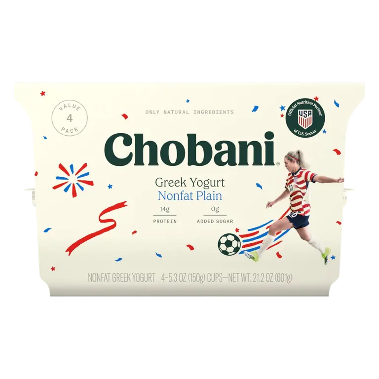 Non-Fat Plain Greek Yogurt 5.3oz 4ct