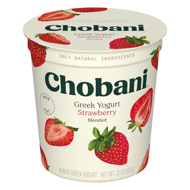 Non Fat Strawberry Blended Greek Yogurt