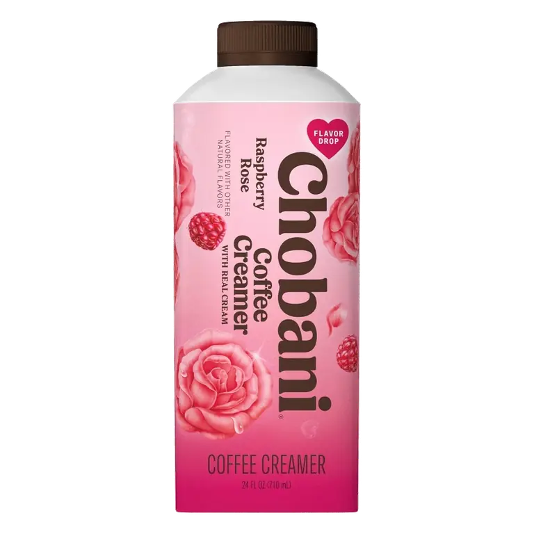 Chobani Raspberry Rose Dairy Creamer, 24 fl oz: 10% Milk Fat
