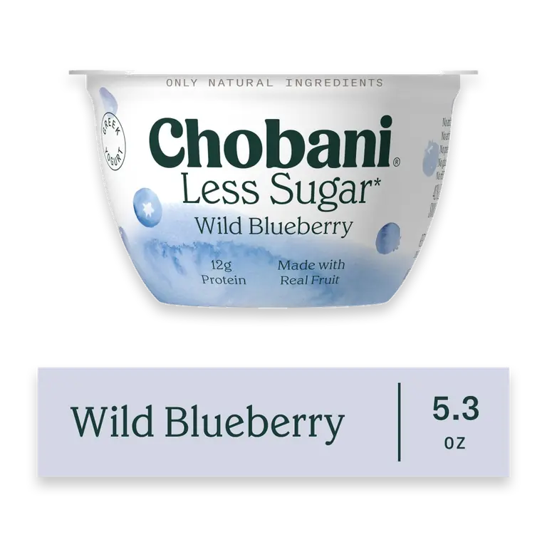 Wild Blueberry Less Sugar Low Fat Greek Yogurt Cup