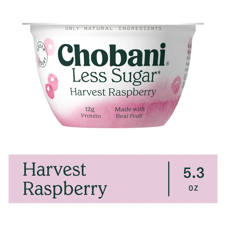 Willamette Raspberry Less Sugar Low-Fat Greek Yogurt