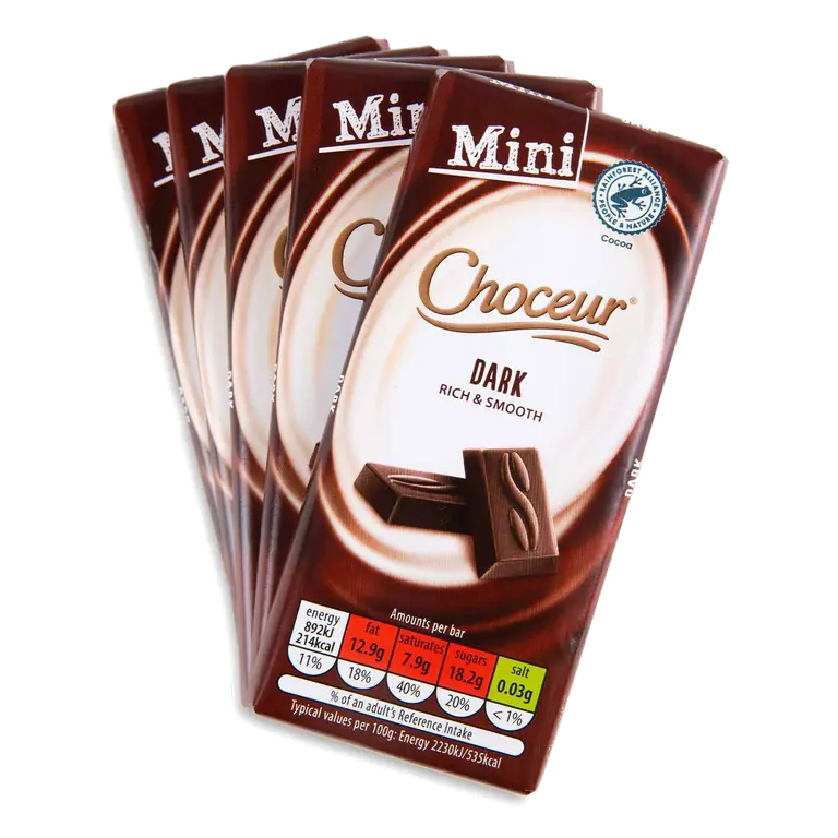 Dark Chocolate Mini Tablets 5 Pack