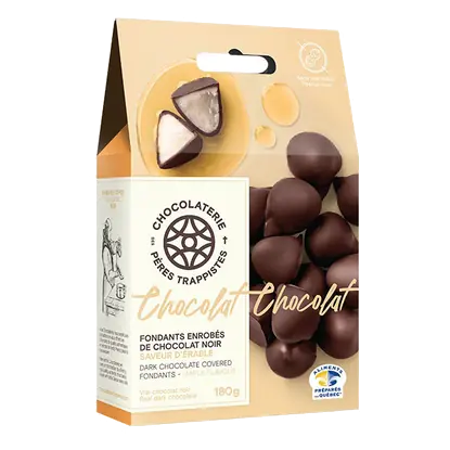 Dark Chocolate Covered Fondants Maple 180 g