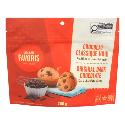 Dark Chocolate Drops Original Dark Chocolate 200 g