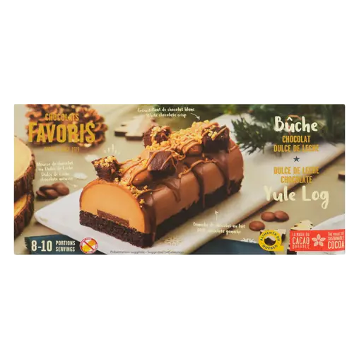 Frozen Yule Log Dulce De Leche Chocolate 645 g