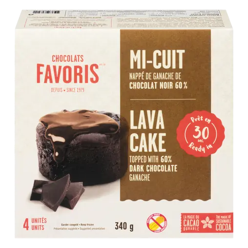 Lava cake Dark chocolate 340 g