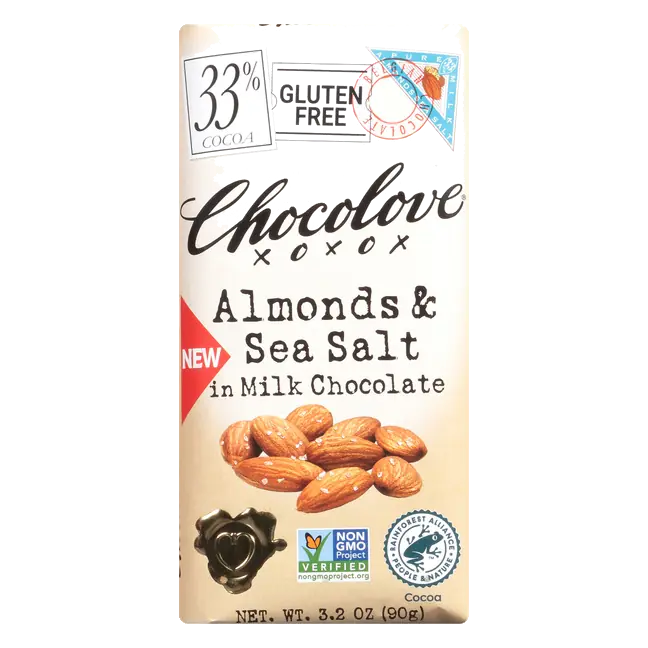 Almonds & Sea Salt Milk Chocolate