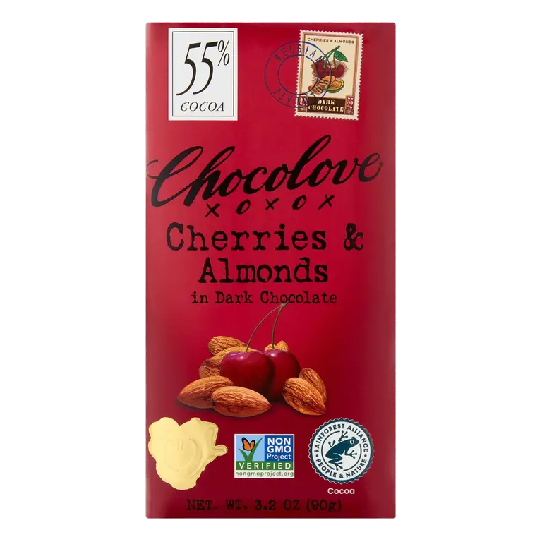 Cherries & Almonds in Dark Chocolate