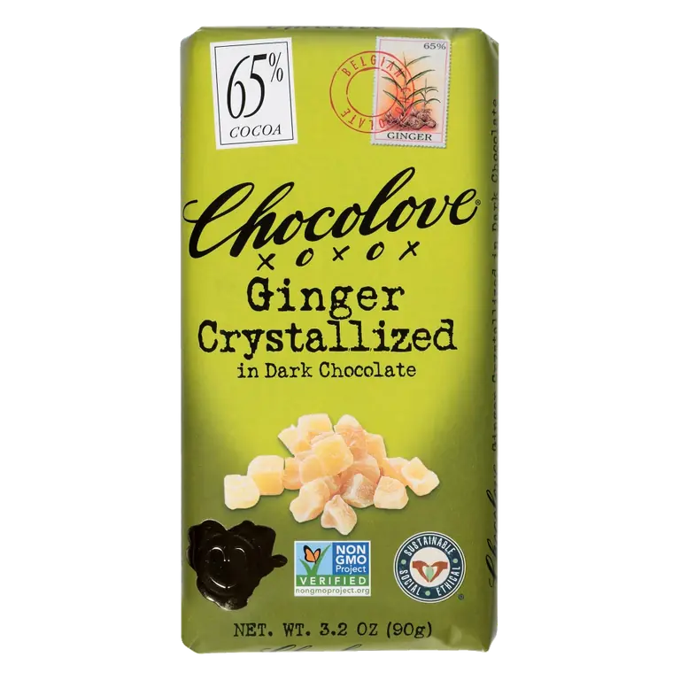 Ginger Crystallized in Dark Chocolate