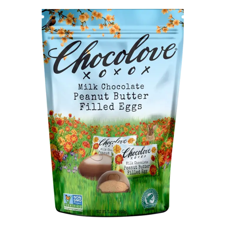 Milk Chocolate Peanut Butter Filled Eggs