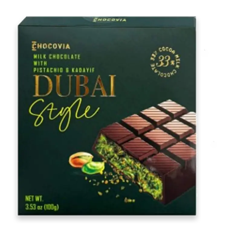 Dubai Milk Chocolate With Pistachio And Kadayif