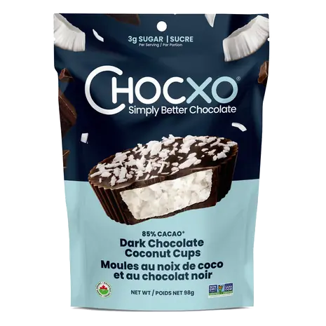 Chocolate Coconut Cups 85% Dark Chocolate 98 g