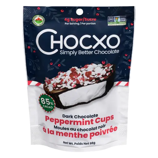 Dark Chocolate Peppermint Cups 98 g