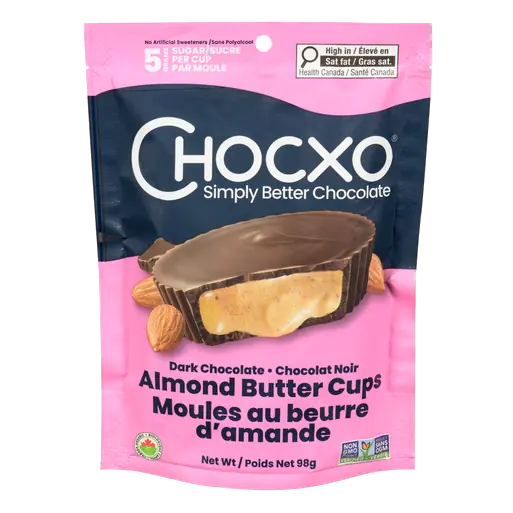 Organic Dark Chocolate Almond Butter Cup 98 g