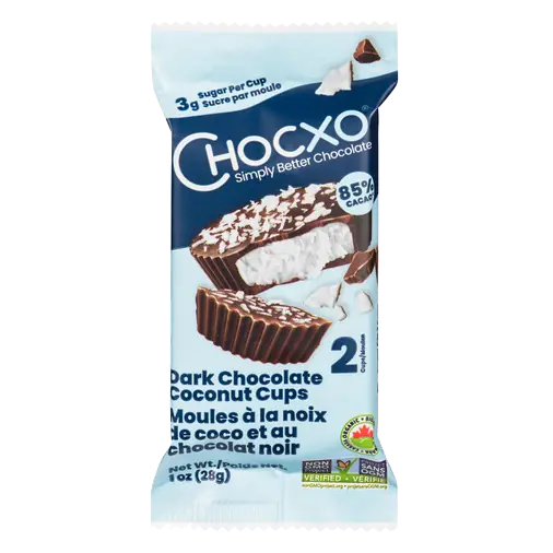 Dark Chocolate Coconut Cups 2 x 14 g