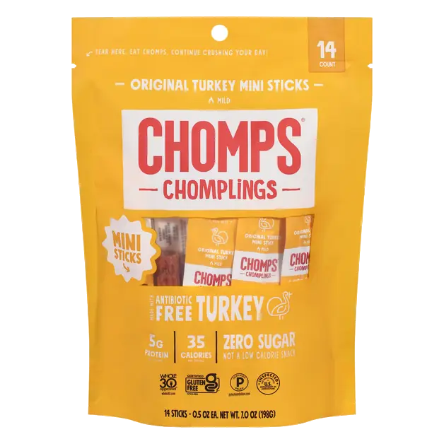 Gluten Free Original Mild Turkey Mini Sticks - 14 ct