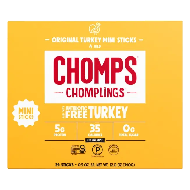 Chomps Original Turkey Chomplings, 12oz/24ct