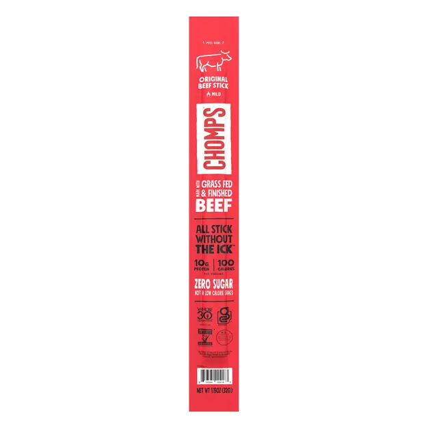 Zero Sugar Mild Original 9g Protein Grass-fed Beef Meat Stick