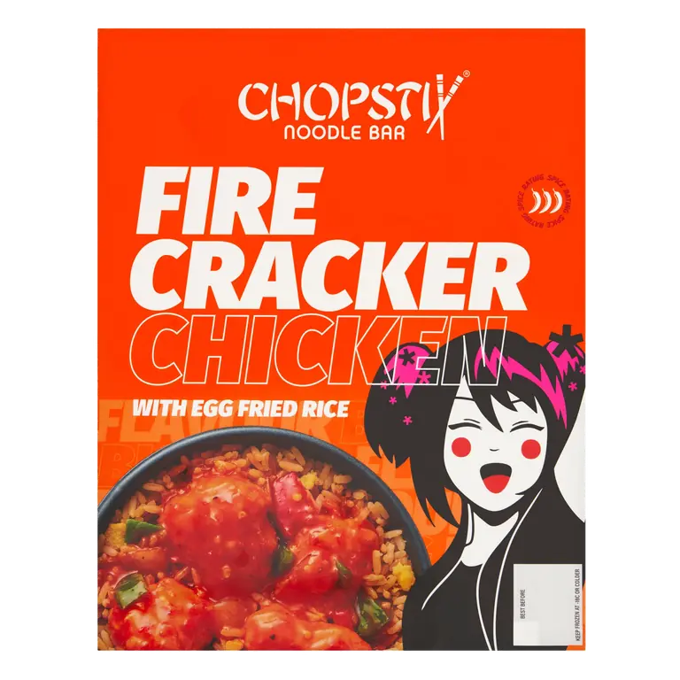 Chopstix Noodle Bar Fire Cracker Chicken with Egg Fried Rice 400g