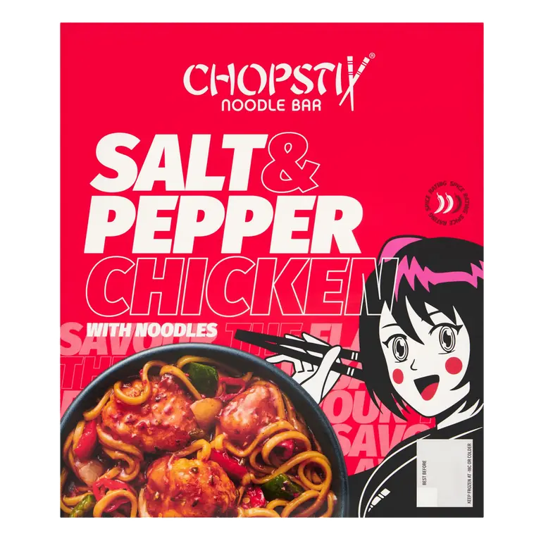 Chopstix Noodle Bar Salt & Pepper Chicken with Noodles 400g