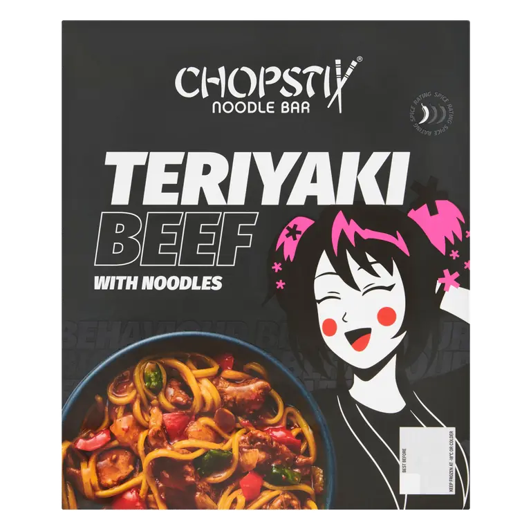 Chopstix Noodle Bar Teriyaki Beef with Noodles 400g