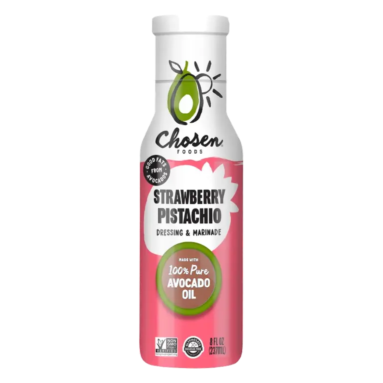 Chosen Foods Strawberry Pistachio Dressing and Marinade, 8 fl oz