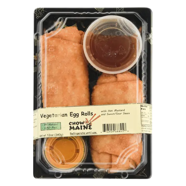 Vegetarian Egg Rolls with Sauce - 2 ct