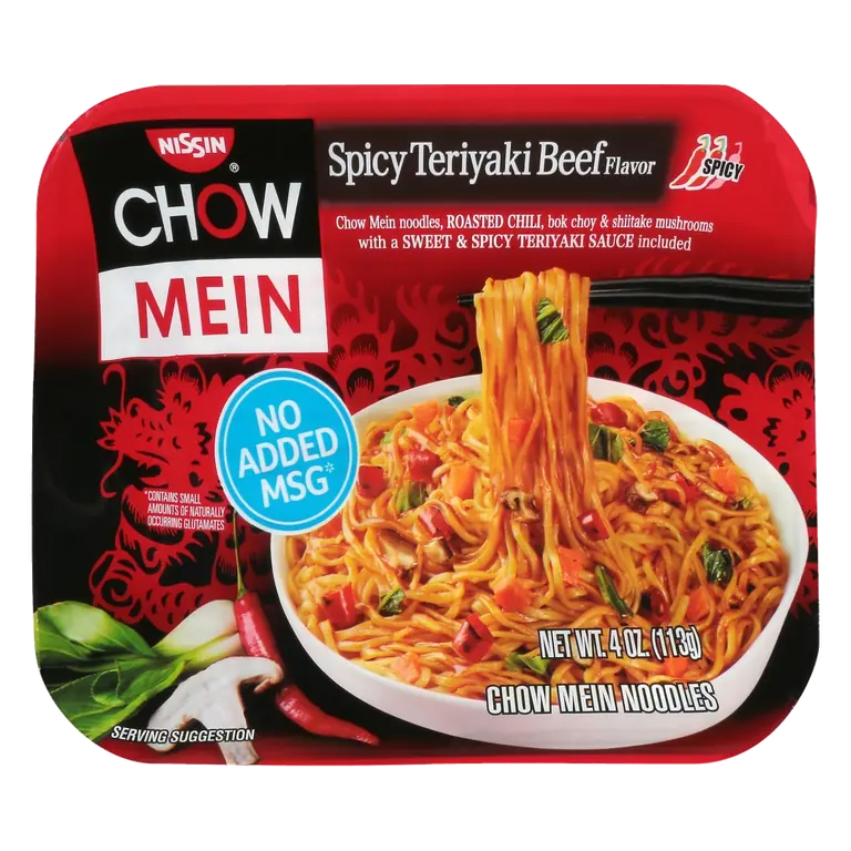 Spicy Teriyaki Beef Flavor Chow Mein Noodles