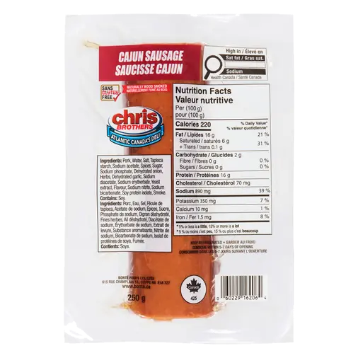 Cajun Sausage 250 g