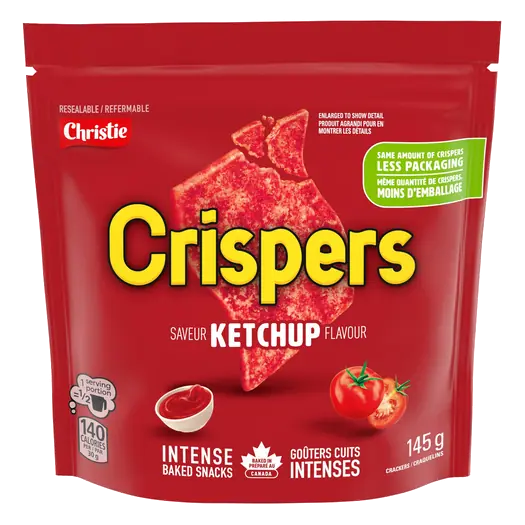 Baked Crispers Ketchup Flavour 145 g