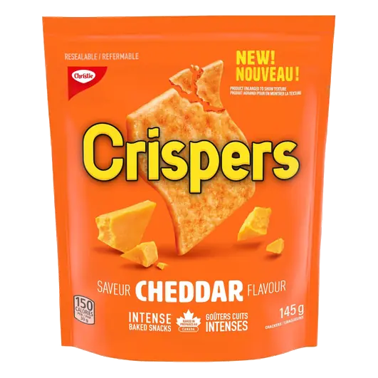 Baked Snacks Crispers Cheddar 145 g