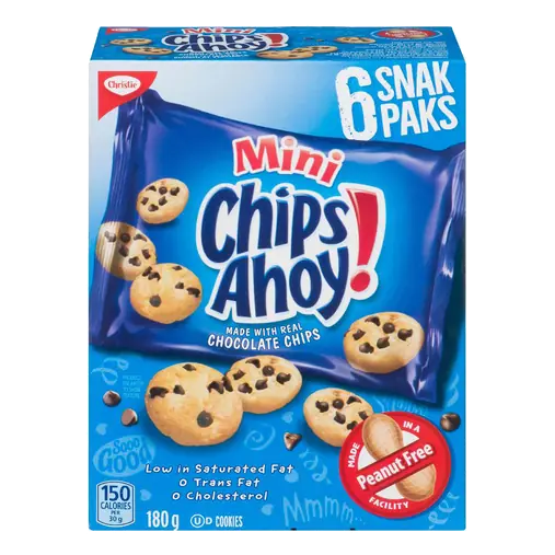 Chips Ahoy Cookies Mini Snack Pack 180 g