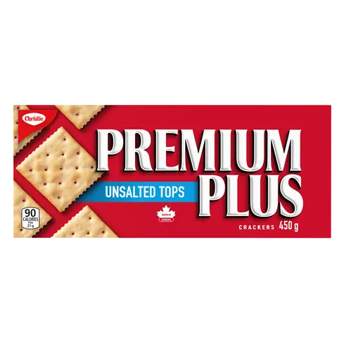 Premium Plus Crackers Unsalted Tops 450 g