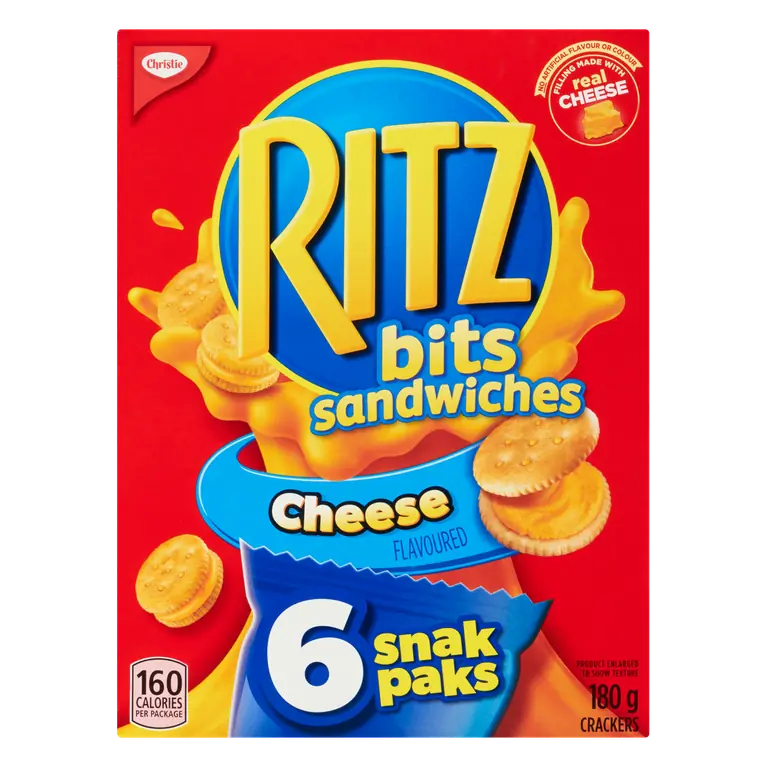 Ritz Bits Sandwich Crackers Cheese 180 g