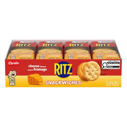 Ritz Snackwiches Crackers Cheese 8 x 38 g