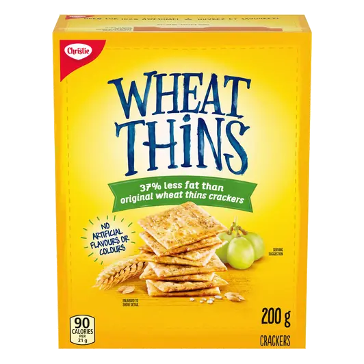 Wheat Thins Crackers 37% Less Fat 200 g