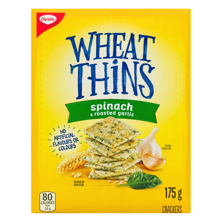 Wheat Thins Spinach & Roasted Garlic 175 g