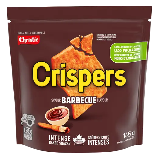 Crispers Crackers Barbecue Flavor 145 g