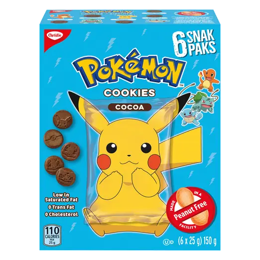 Pokemon Cocoa Snack Packs 150 g