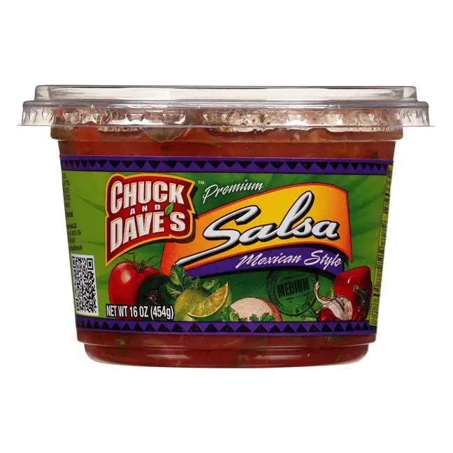 Chuck And Dave's Premium Salsa, Mexican Style, Medium