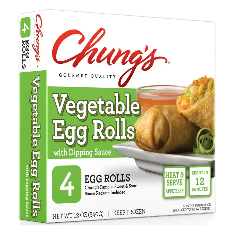 Vegetable Egg Rolls with Dipping Sauce