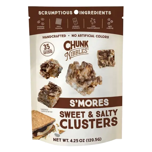 Chunk Nibble S'mores Sweet & Salty Snack Clusters, 4.25oz