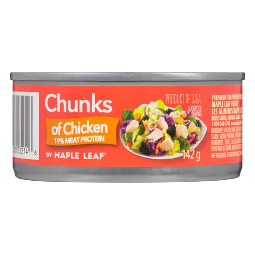 Maple Leaf Chunks of Chicken 142 g