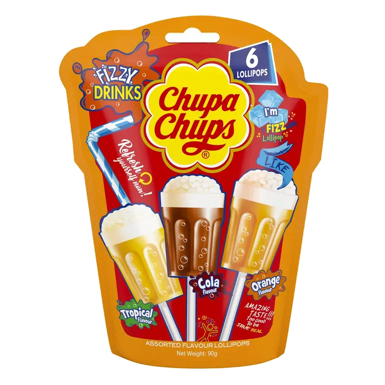 Chupa Chup Assorted Flavour Lollipops