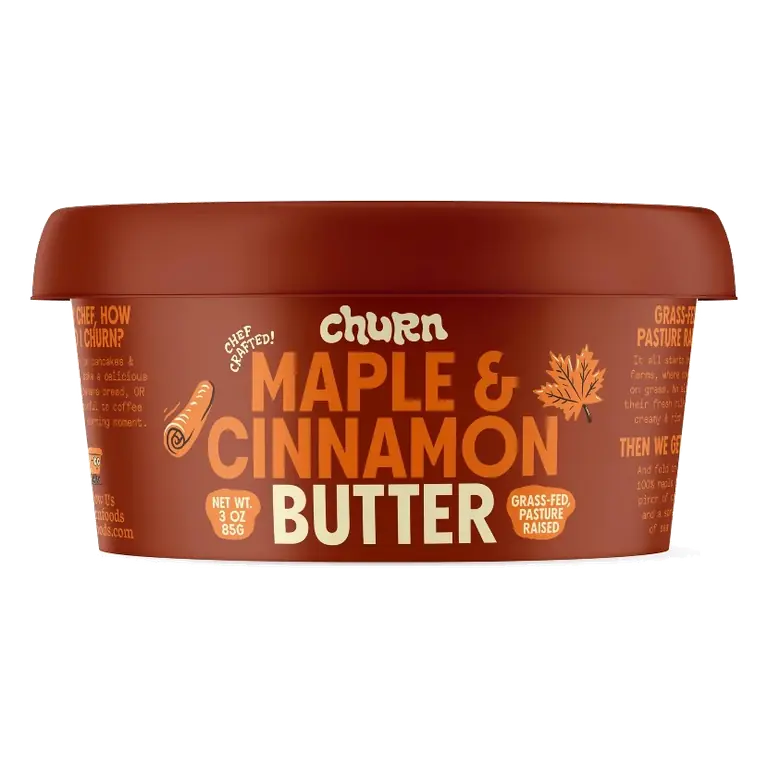 Churn Maple & Cinnamon Butter, 3oz