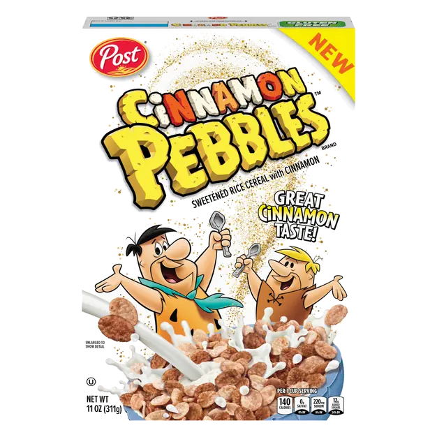 Post Cinnamon Pebbles Sweetened Rice Cereal