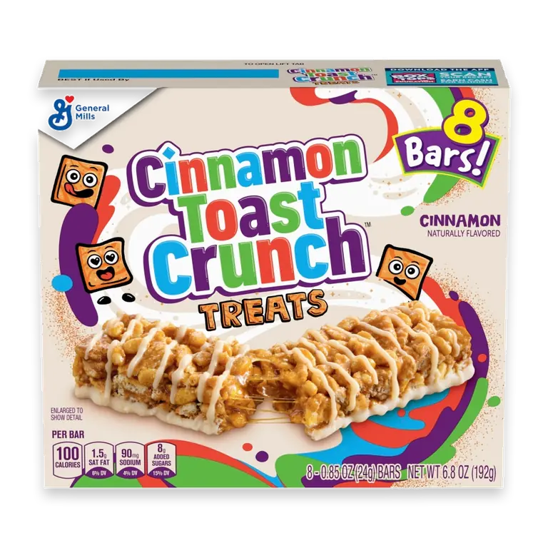General Mills Cinnamon Toast Crunch Cereal Treat Bars