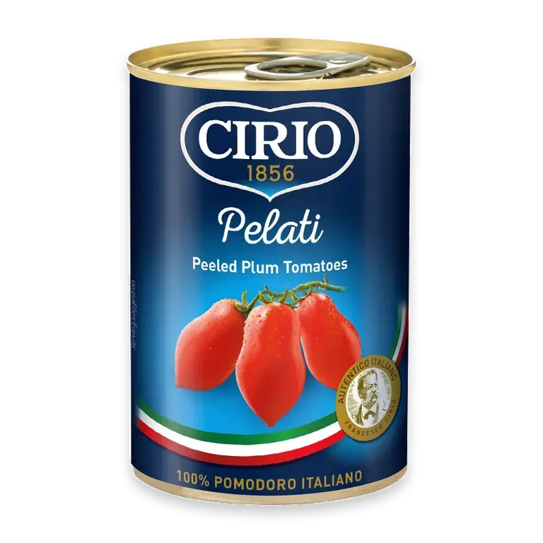 Hela skalade tomater Pelati 400g